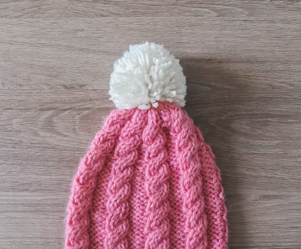 Pompom de lã feito à mão (peça pronta)