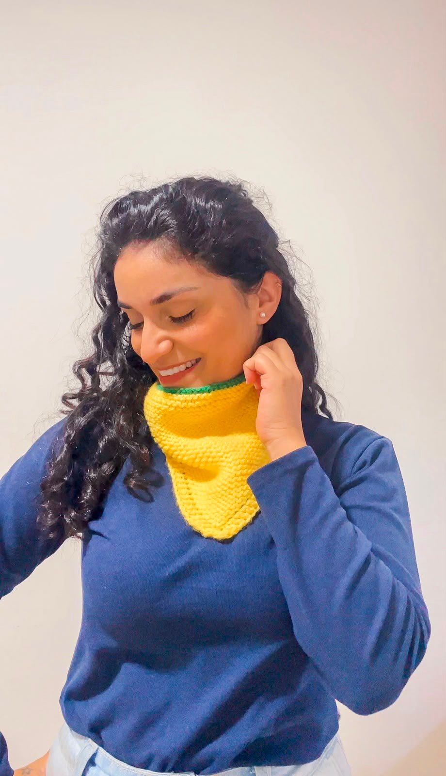 Bandana do Brasil em Tricô: Passo a Passo